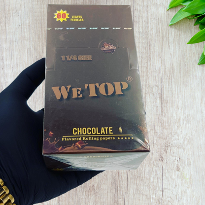 WeTop Flavoured Rolling Papers 1 1/4 Size - Box ( 50 Booklets)