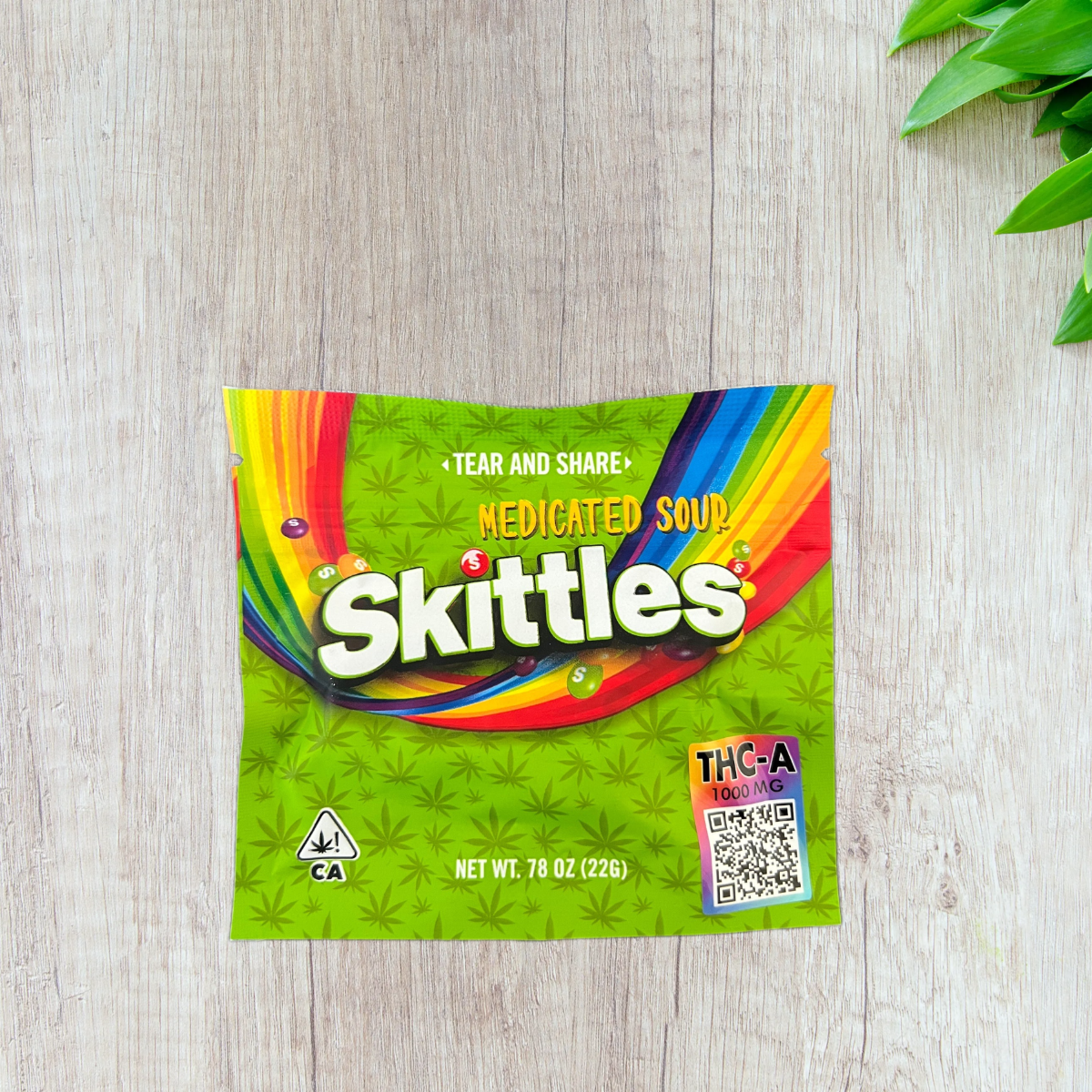 Medicated Skittles THC-A Gummies - 1000mg
