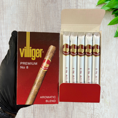 VILLIGER PREMIUM No 8 Cigars Aromatic - 5 Pack