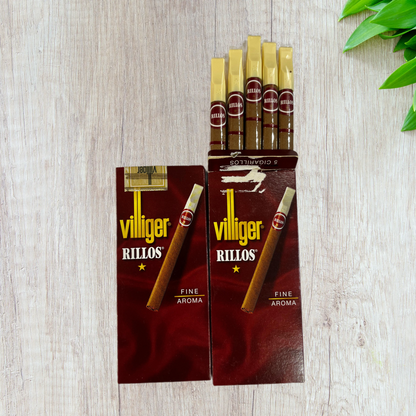 Villiger Rillos Fine Aroma Tip Cigarillos  - 5 Pack