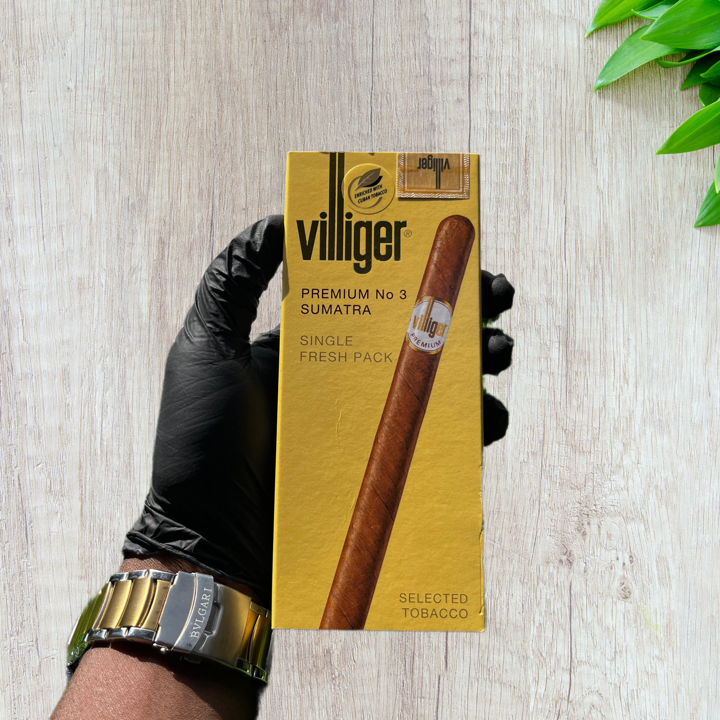 Villiger Premium No. 3 Sumatra Cigar - 5 Pack Box