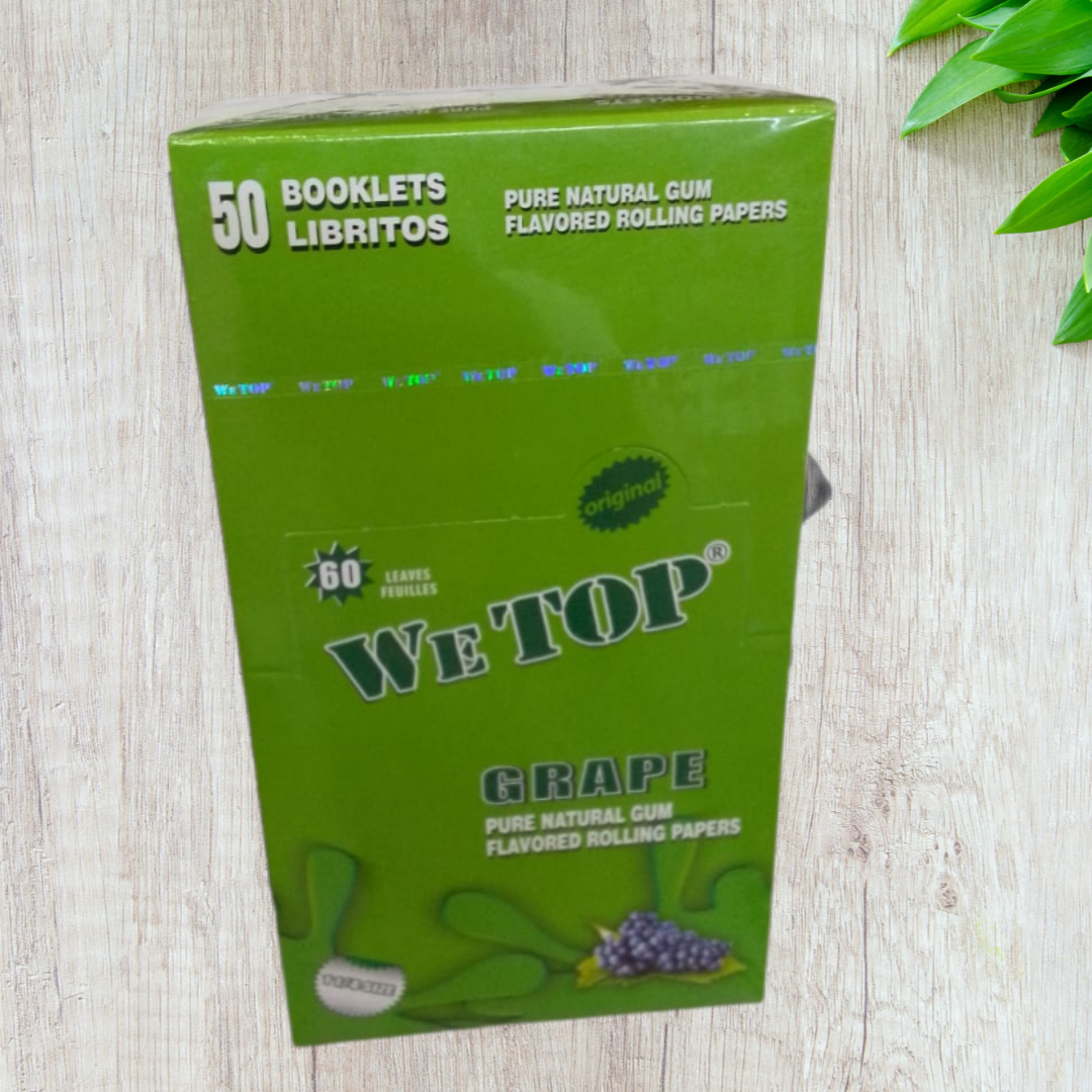 WeTop Flavoured Rolling Papers 1 1/4 Size - Box ( 50 Booklets)