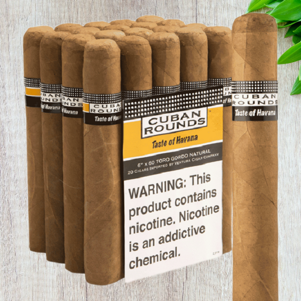 Cuban Rounds Robusto Natural Cigars