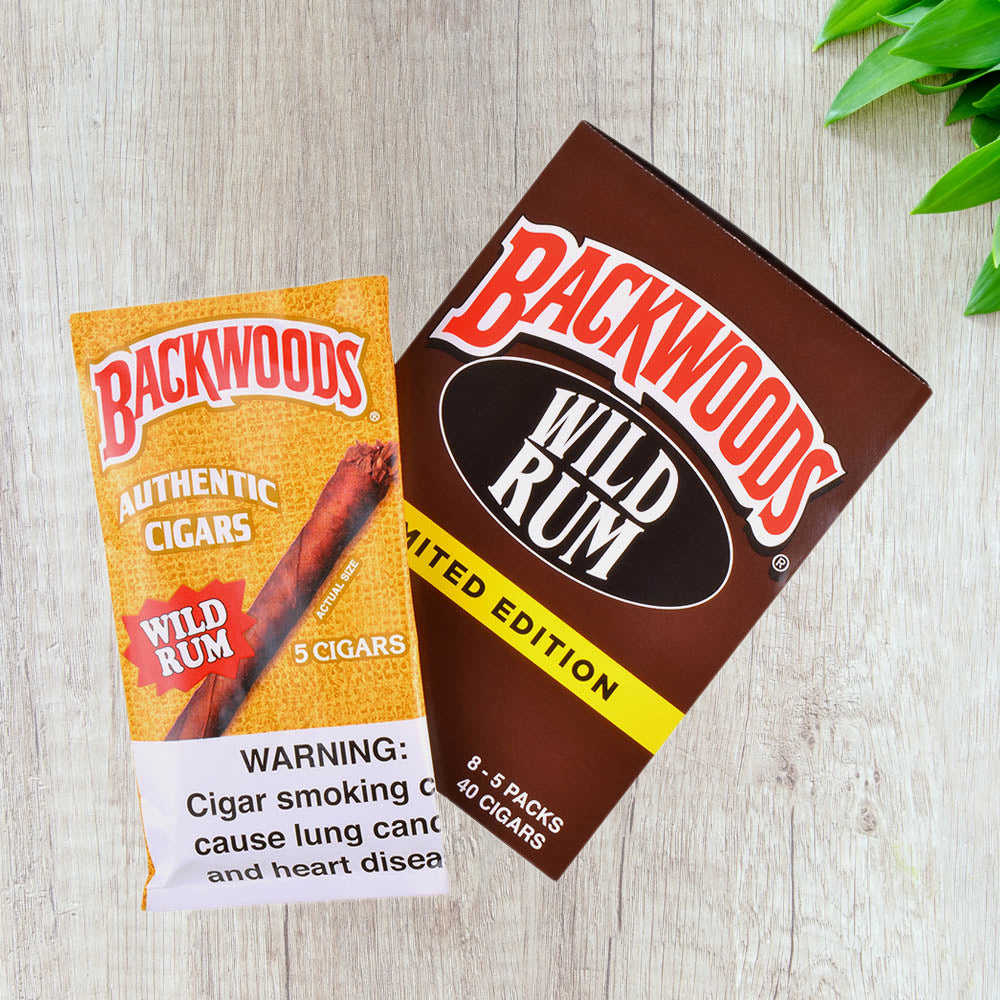 Backwoods Leaf Wrapper Cigars /  Cigarillos - 5 Pack