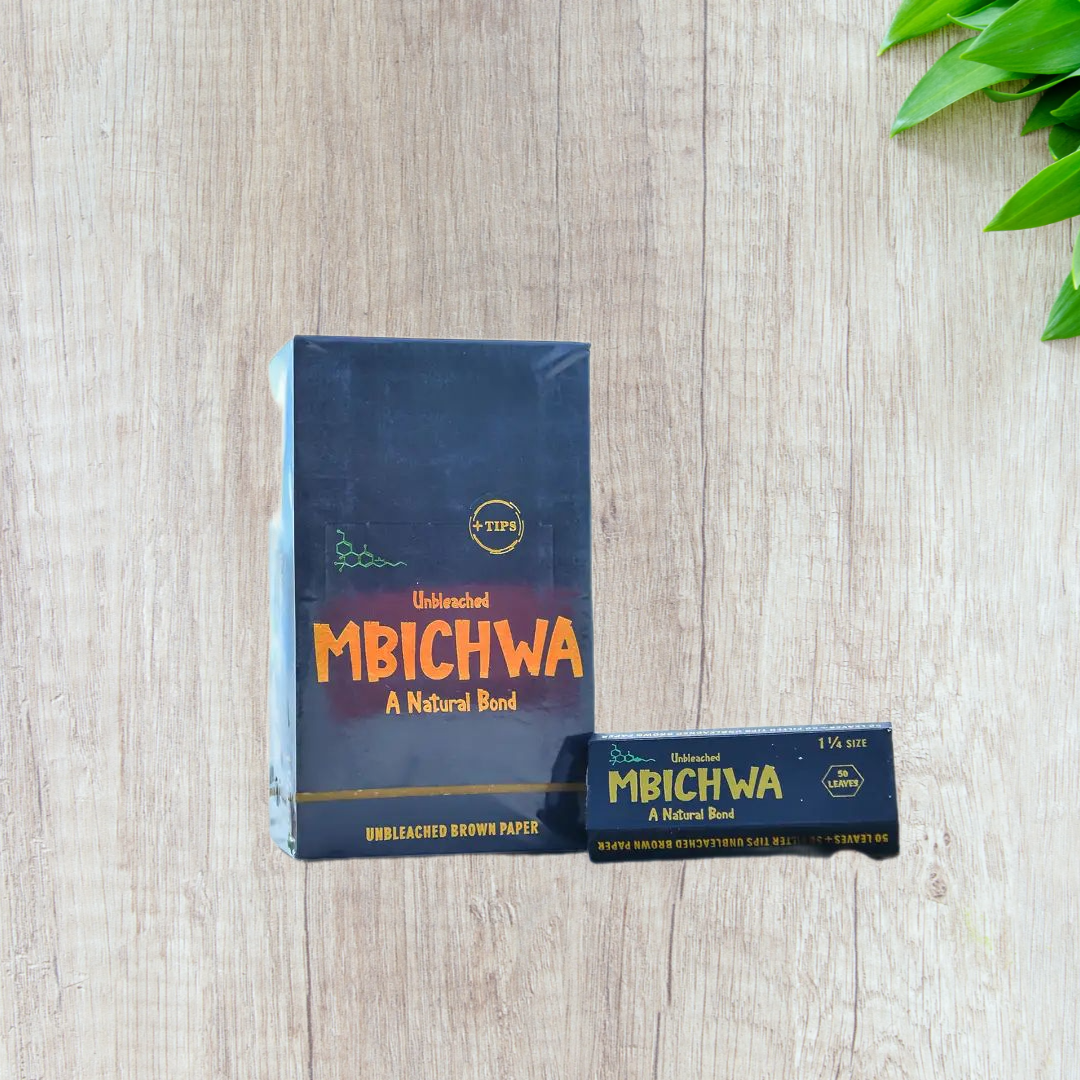 MBICHWA Brown 1 1/4 Size Rolling Paper