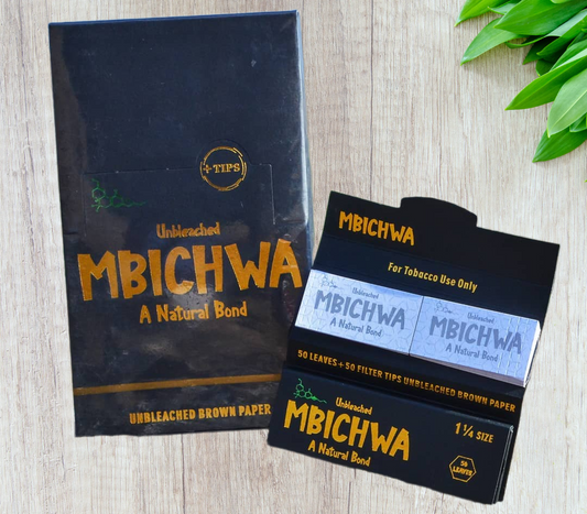 MBICHWA Brown 1 1/4 Size Rolling Paper