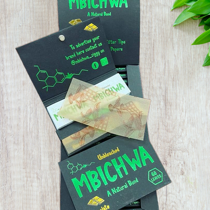 MBICHWA Flavored Rolling Paper 1 1/4 Size  - Box (24 Booklets)