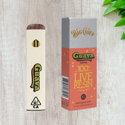 Big Chief Live Resin Disposable Vape Cartridge - 1000mg 1g