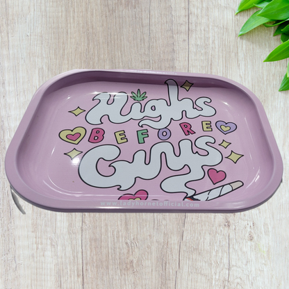 Baked Bunny Metallic Rolling Tray - Small