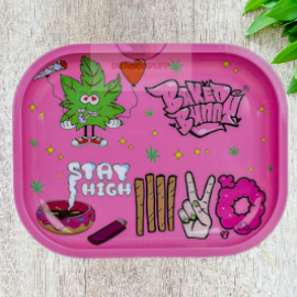 Baked Bunny Metallic Rolling Tray - Small