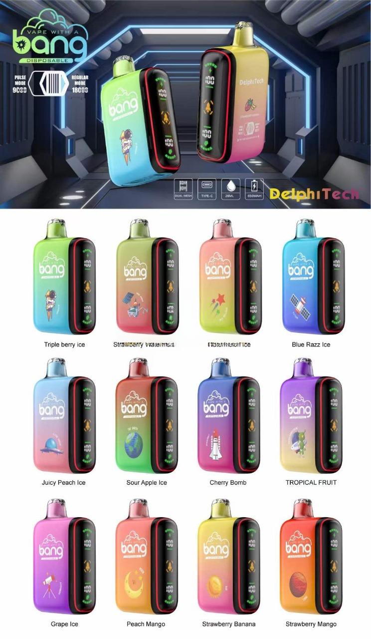 Bang Pulse 18000: 18K Puffs Disposable Nic Vape Pod