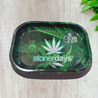 Fine Artwork Metallic Rolling Tray - Small / Mini