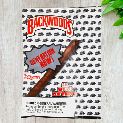 Backwoods - (Limited Edition) Leaf Wrapper Cigar /  Cigarillo - 5 Pack