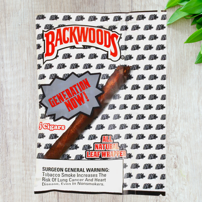 Backwoods Leaf Wrapper Cigars /  Cigarillos - 5 Pack