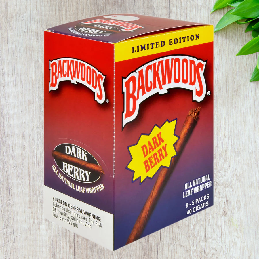 Backwoods - (Limited Edition) Leaf Wrapper Cigars /  Cigarillos - 5 Pack