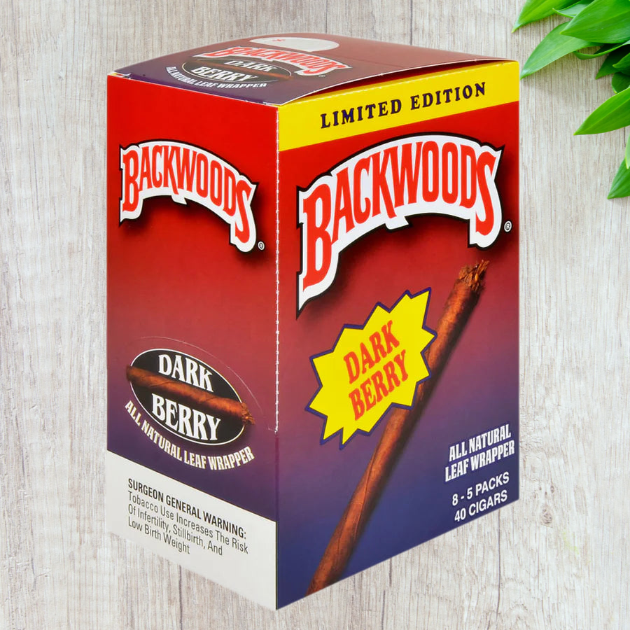 Backwoods Leaf Wrapper Cigars /  Cigarillos - 5 Pack