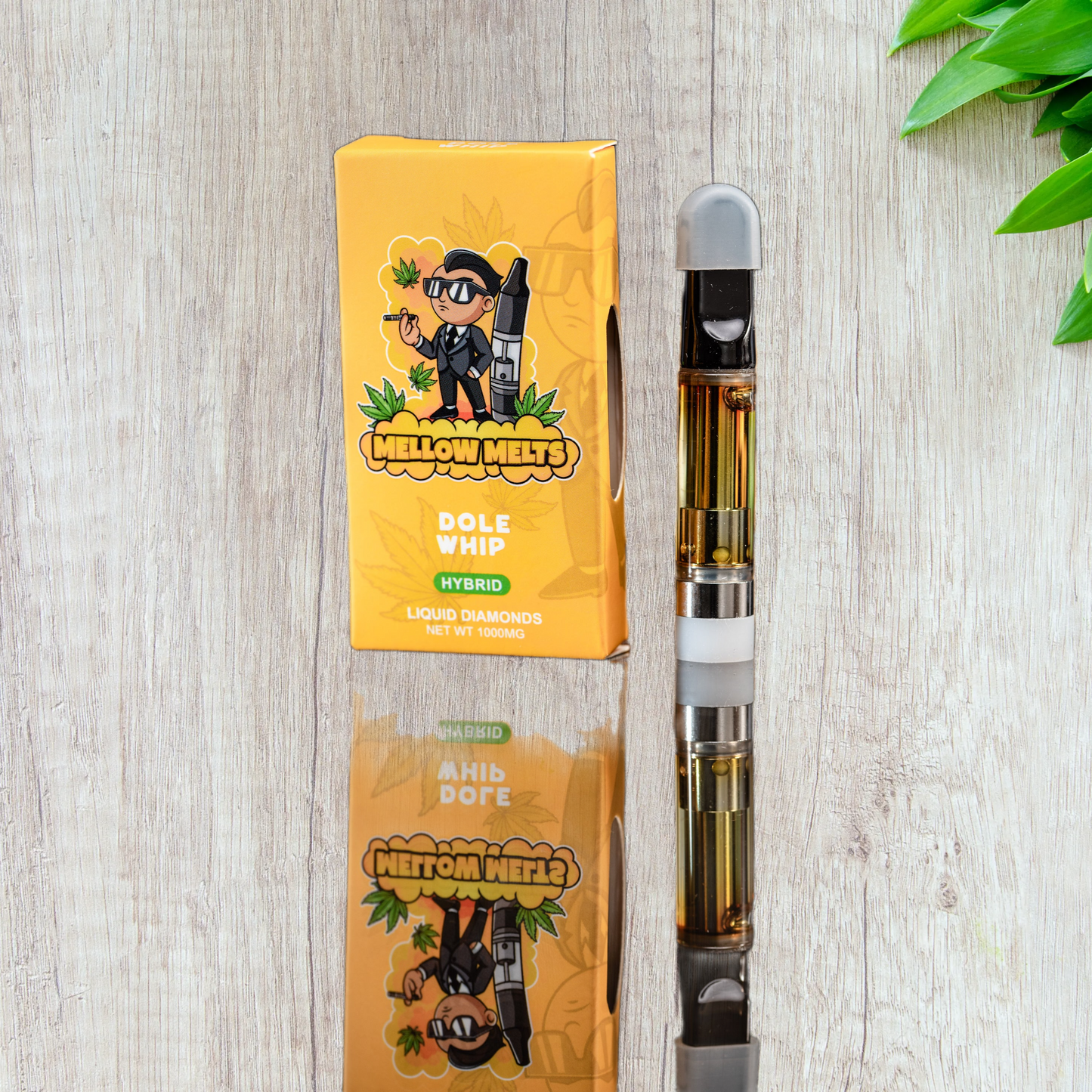 Mellow Melts Hybrid Liquid Diamonds Delta-8 Blend Vape Cartridge (1000mg)