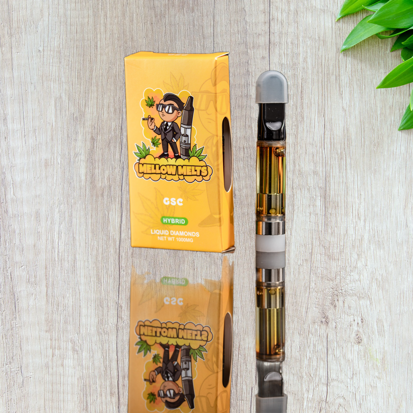 Mellow Melts Hybrid Liquid Diamonds Delta-8 Blend Vape Cartridge (1000mg)