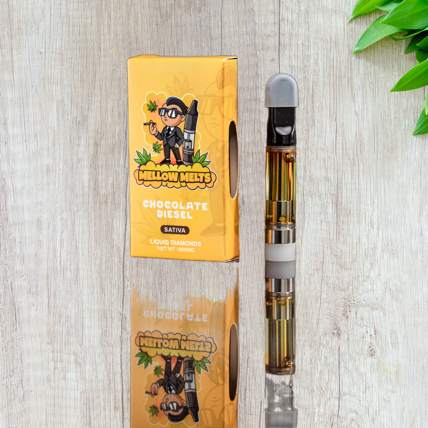 Mellow Melts Sat!va Liquid Diamonds Delta-8 Blend Vape Cartridge (1000mg)