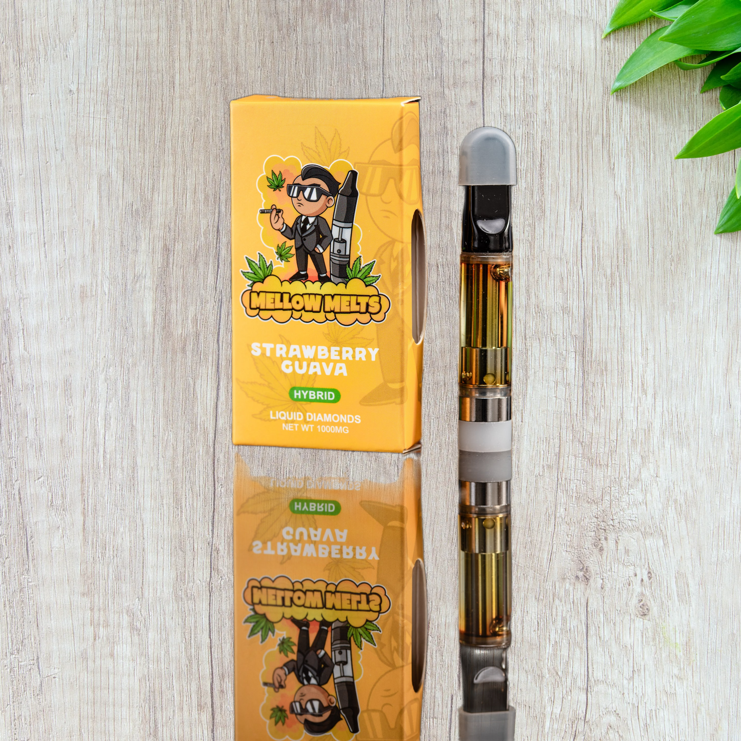 Mellow Melts Hybrid Liquid Diamonds Delta-8 Blend Vape Cartridge (1000mg)