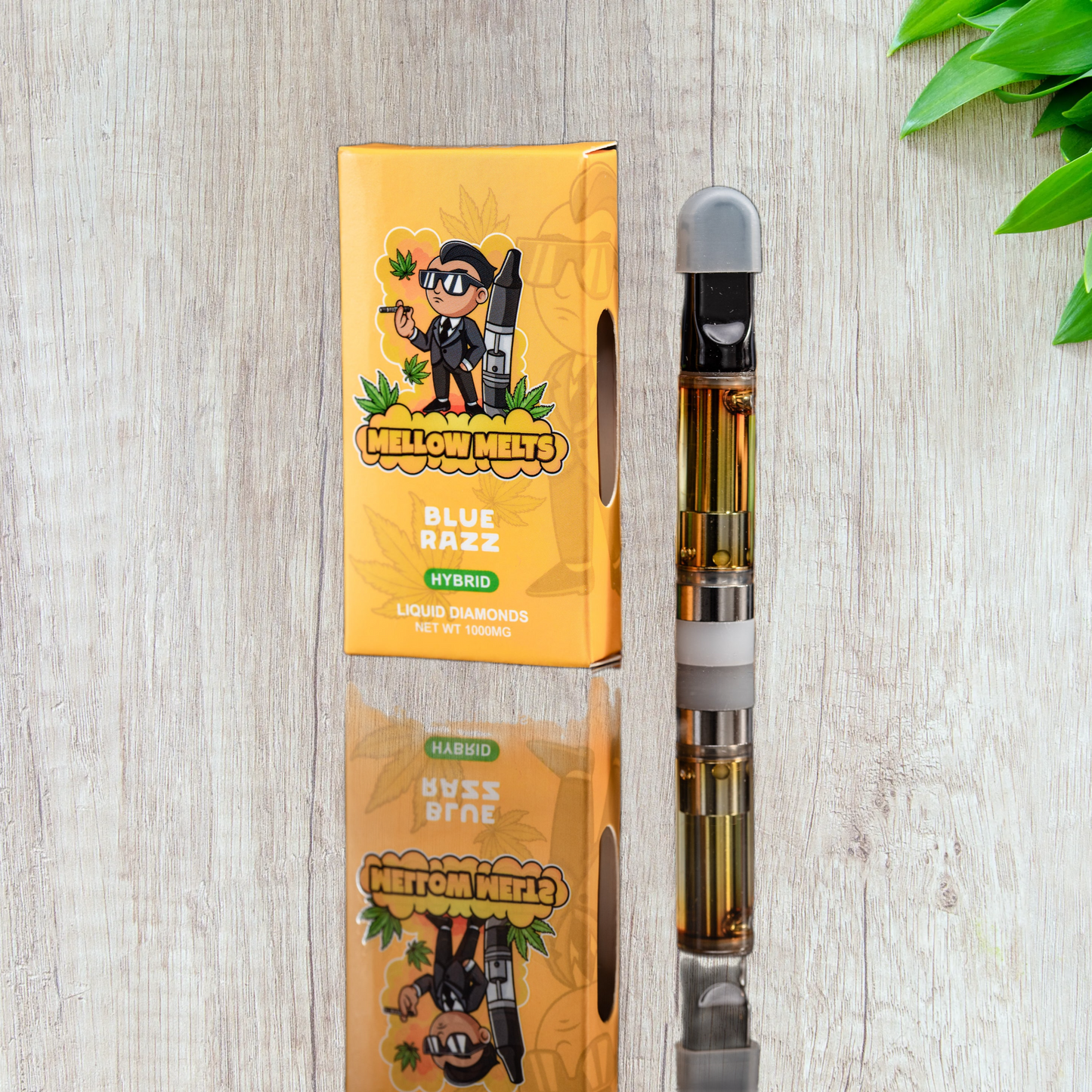 Mellow Melts Hybrid Liquid Diamonds Delta-8 Blend Vape Cartridge (1000mg)