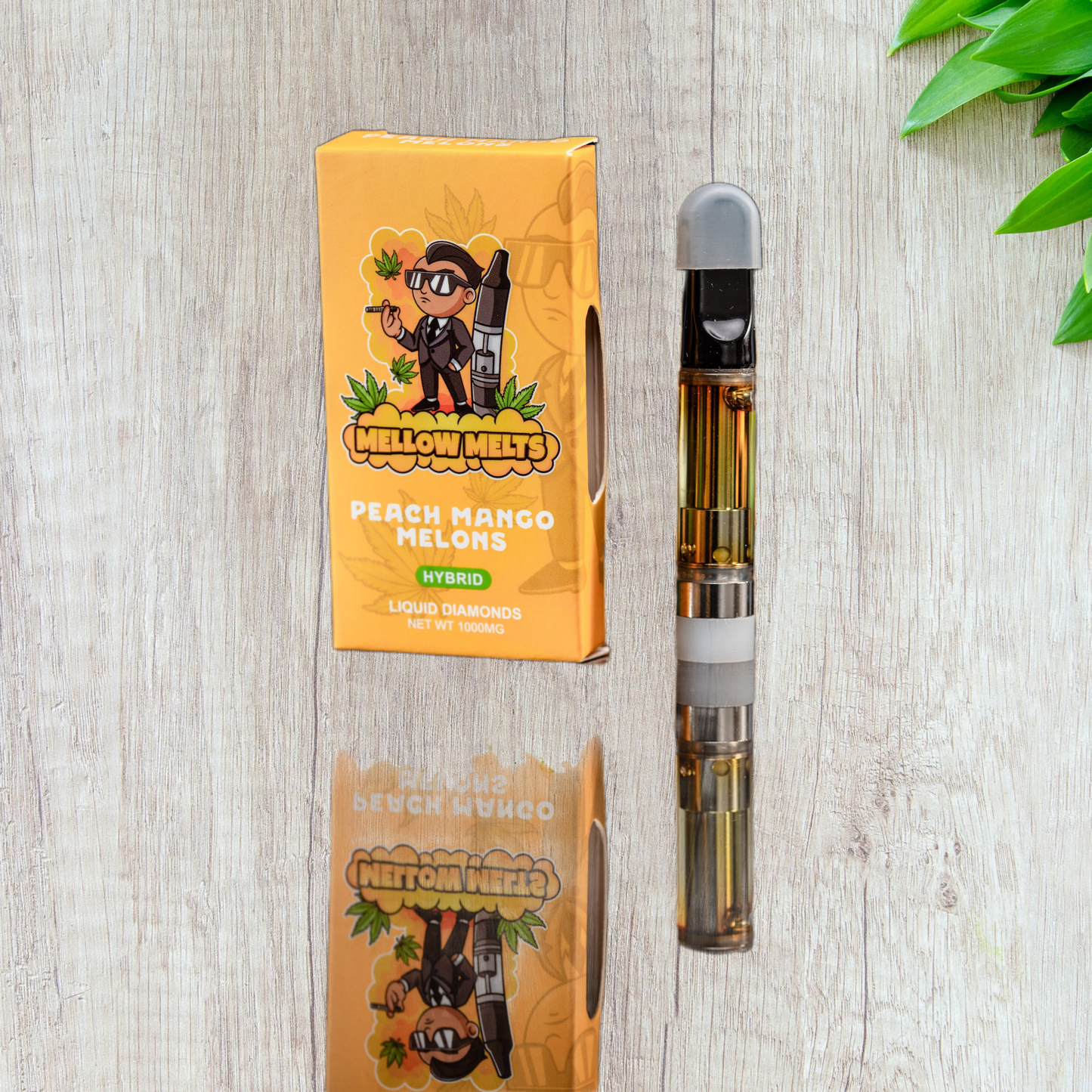 Mellow Melts Hybrid Liquid Diamonds Delta-8 Blend Vape Cartridge (1000mg)