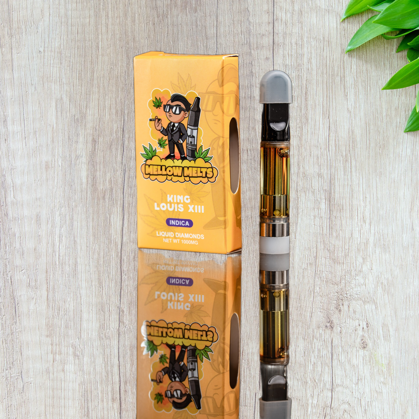 Mellow Melts Ind^ca Liquid Diamonds Delta-8 Blend Vape Cartridge (1000mg)