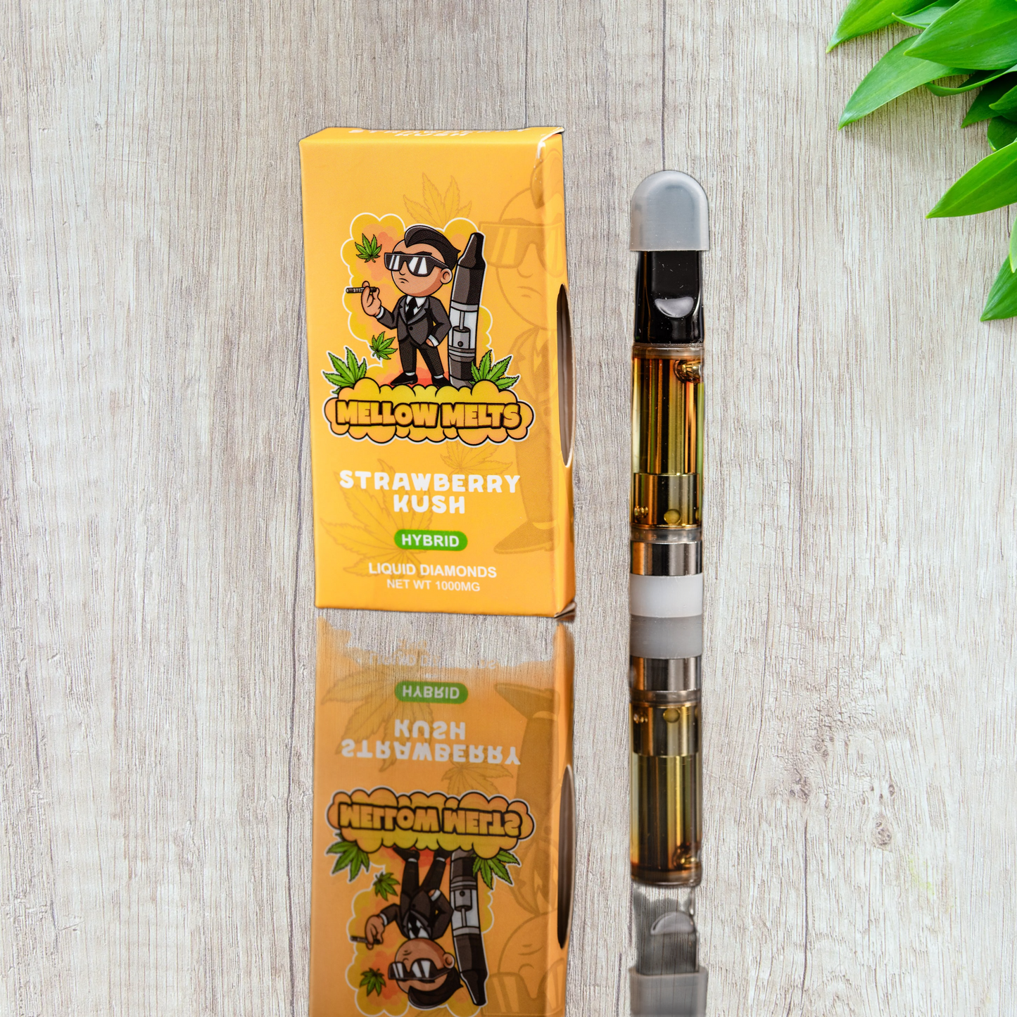 Mellow Melts Hybrid Liquid Diamonds Delta-8 Blend Vape Cartridge (1000mg)