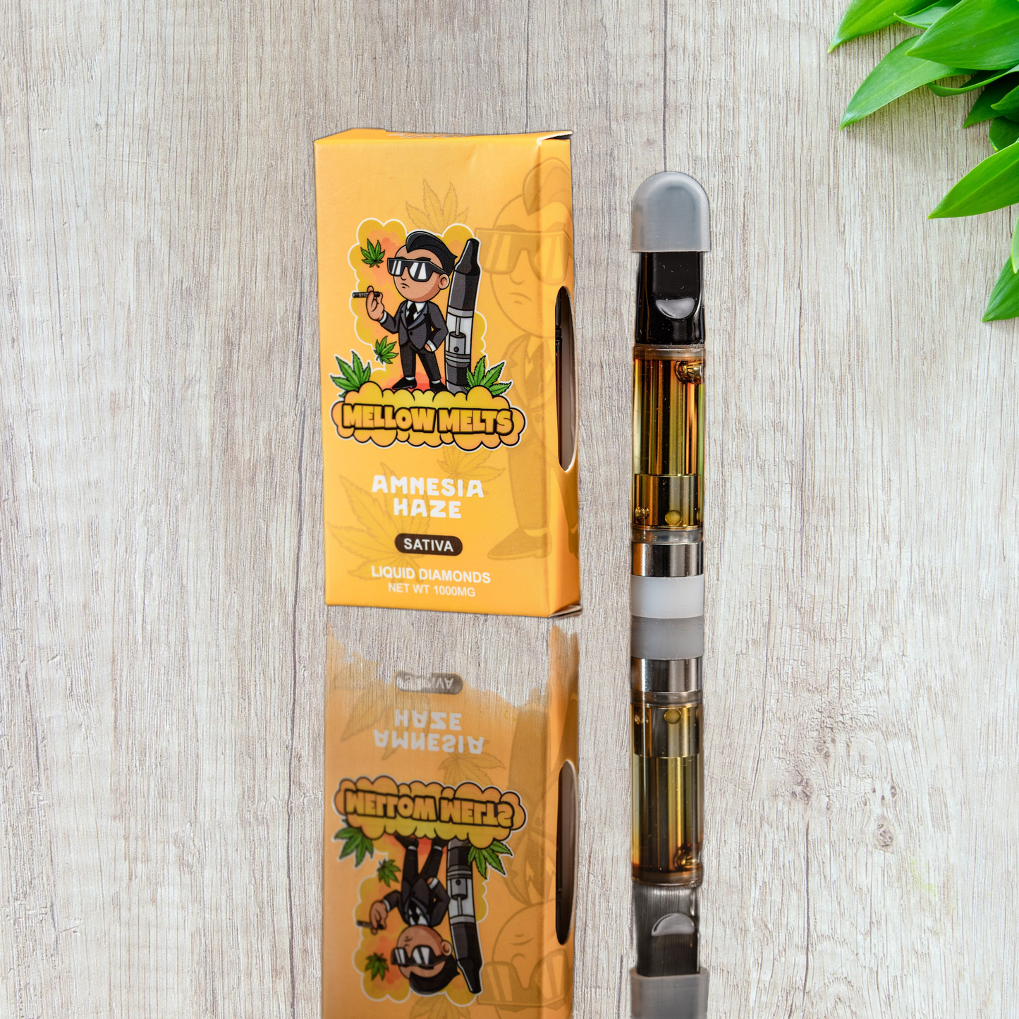 Mellow Melts Sat!va Liquid Diamonds Delta-8 Blend Vape Cartridge (1000mg)