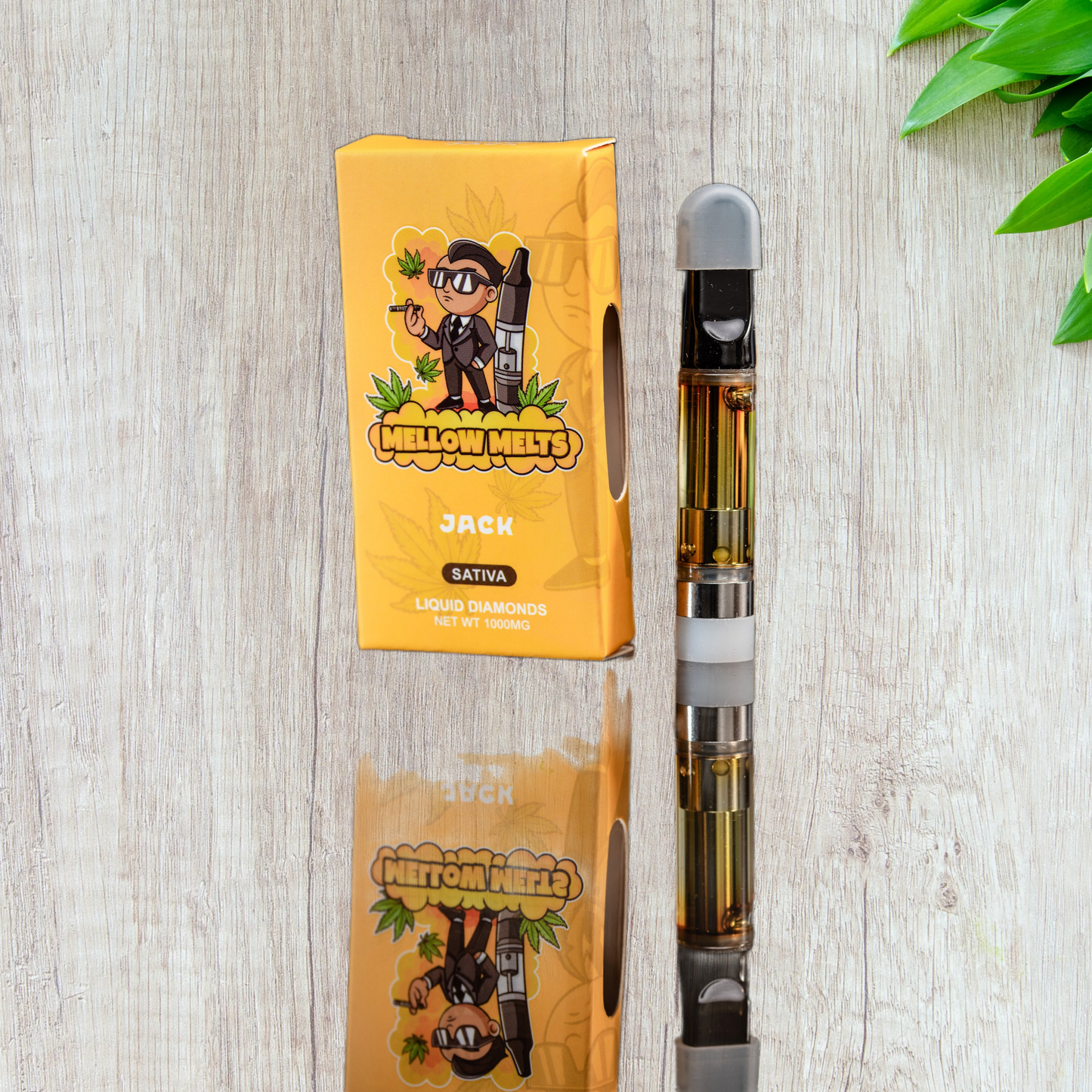 Mellow Melts Sat!va Liquid Diamonds Delta-8 Blend Vape Cartridge (1000mg)