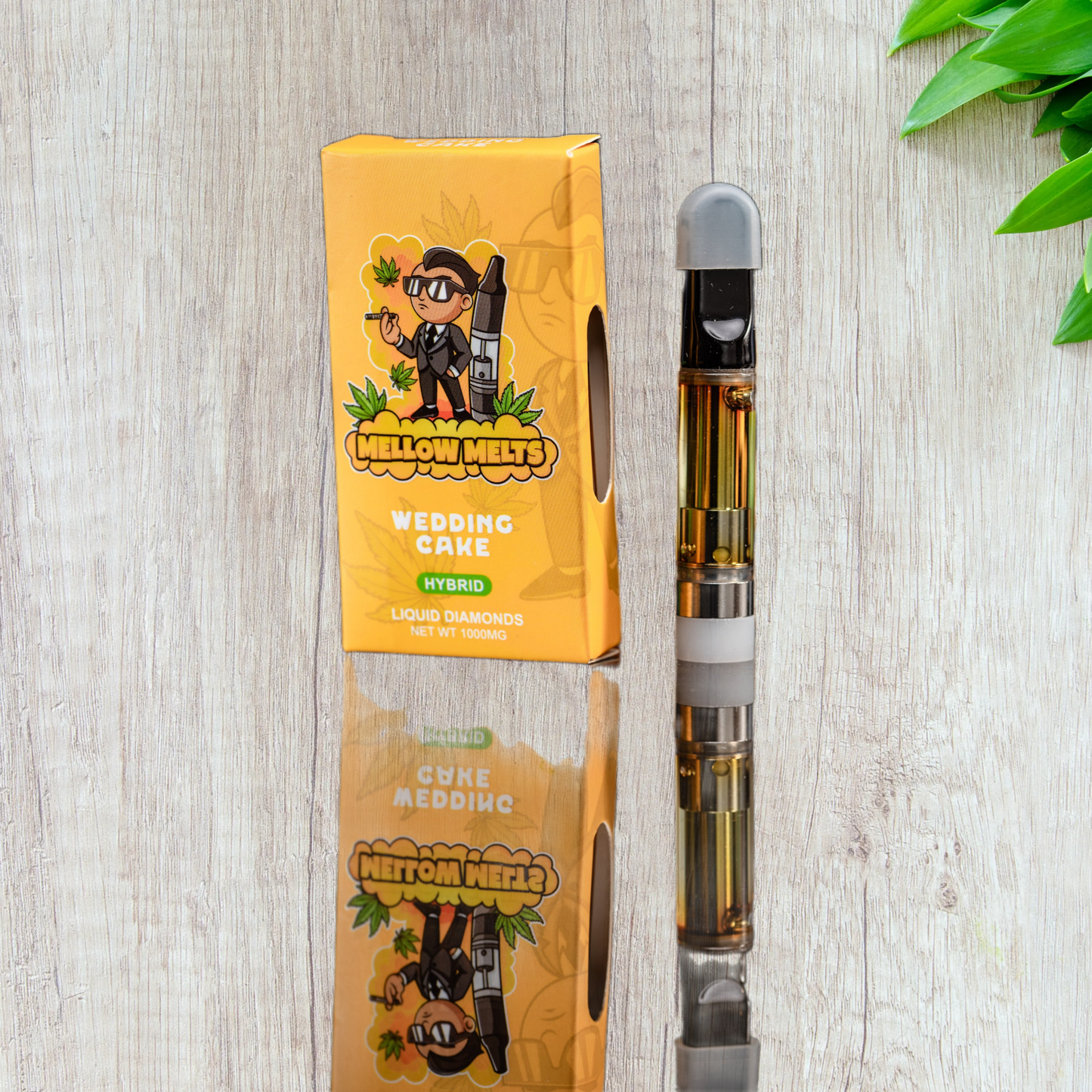 Mellow Melts Hybrid Liquid Diamonds Delta-8 Blend Vape Cartridge (1000mg)