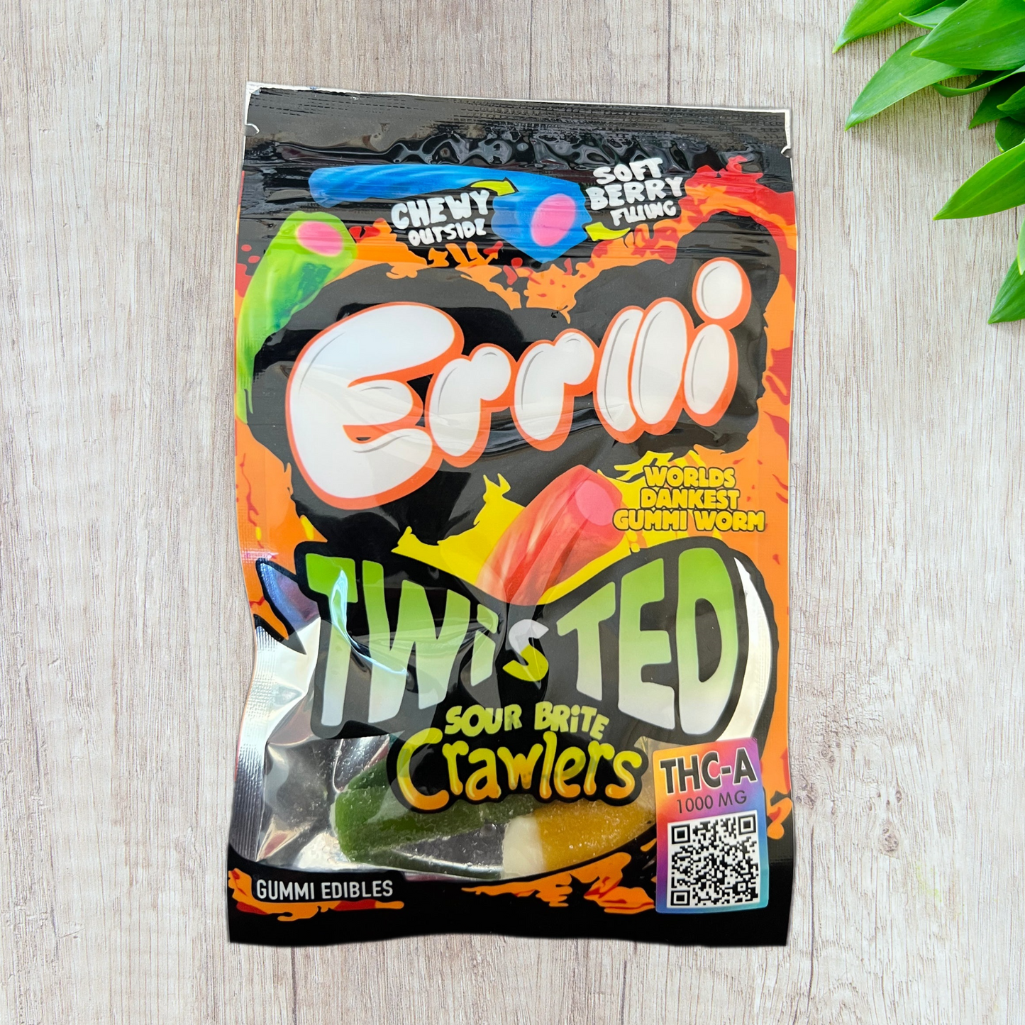 Errlli Sour Crawlers Gummies - 1000mg THCA