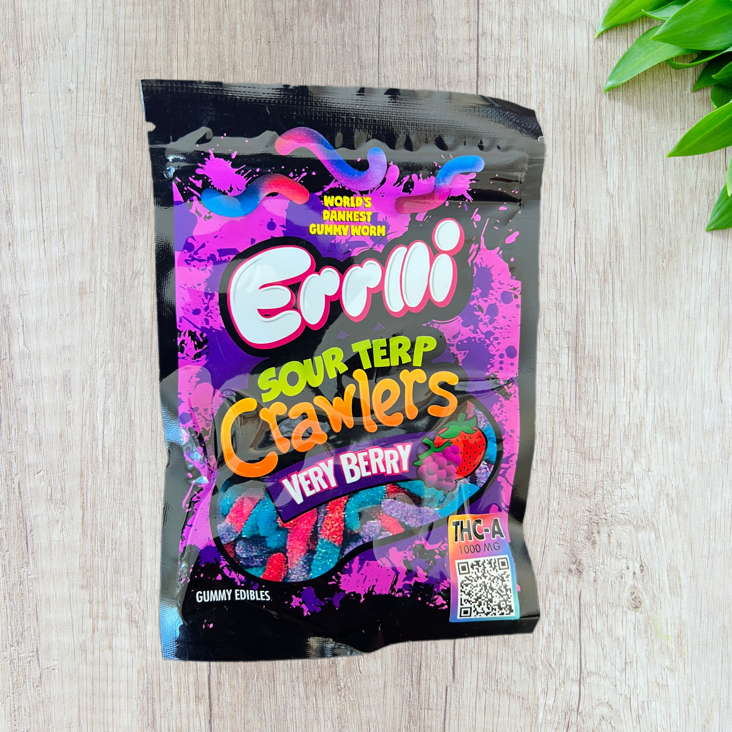 Errlli Sour Crawlers Gummies - 1000mg THCA