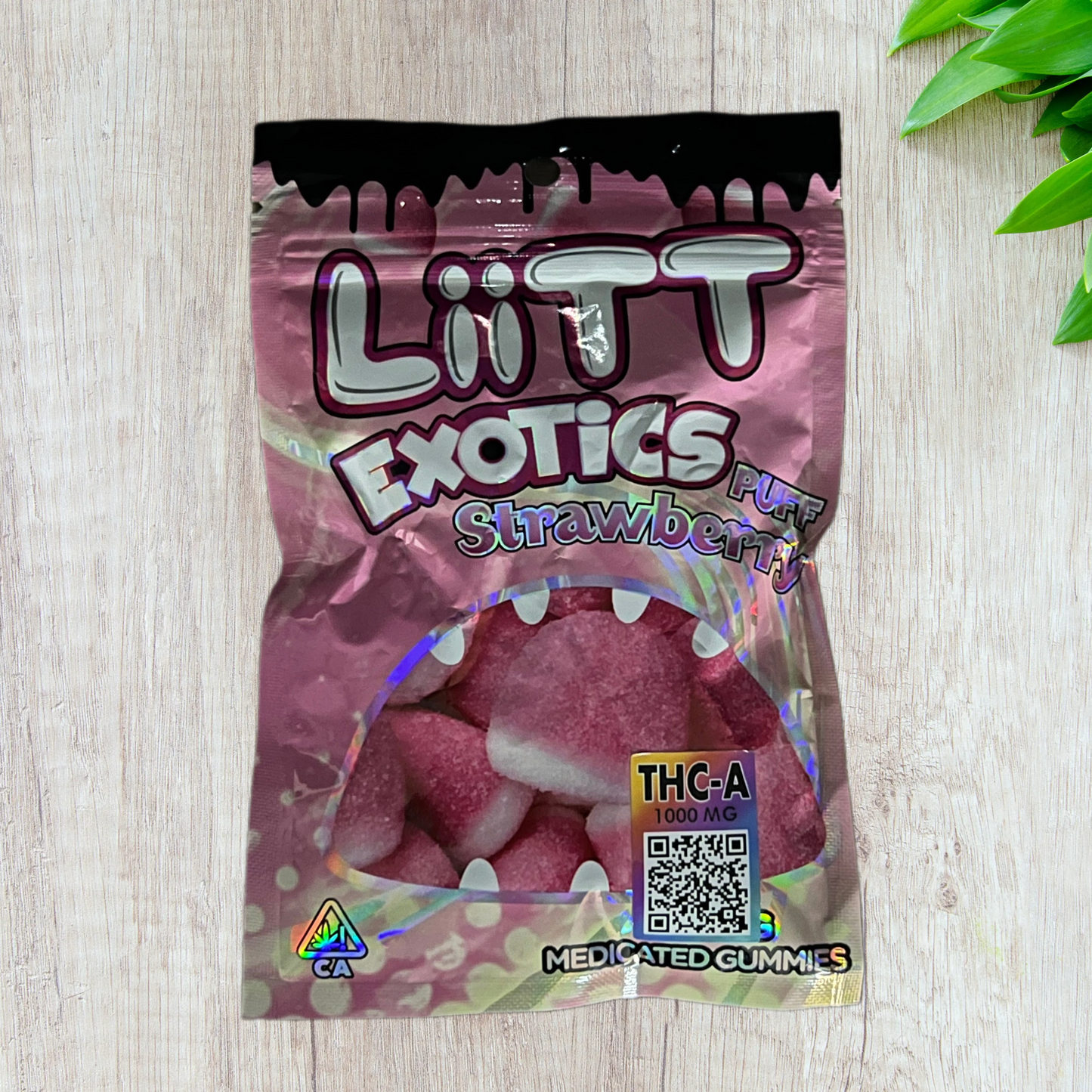 Liitt Exotics Medicated Gummies - 1000mg THCA