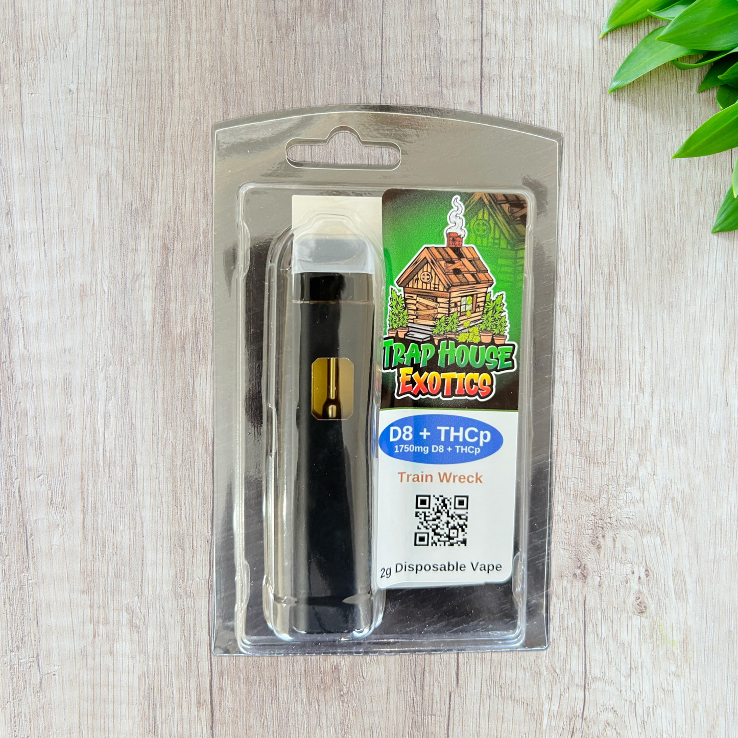 Trap House Exotic Delta-8 THC + THCp Disposable 2g Vape Cartridge