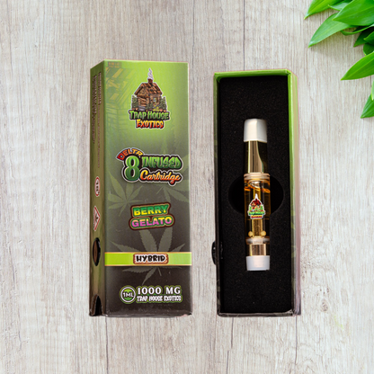 Trap House Exotics HYBRID Delta-8 THC Vape Cartridge 1000mg - 1g