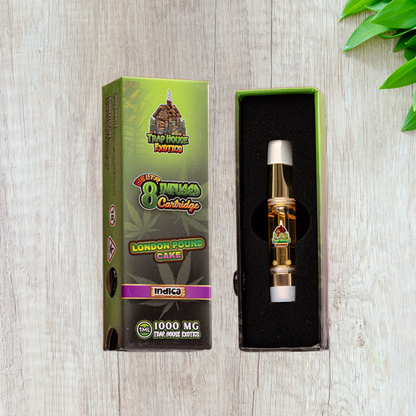 Trap House Exotics IND!CA Delta-8 THC Vape Cartridge 1000mg - 1g