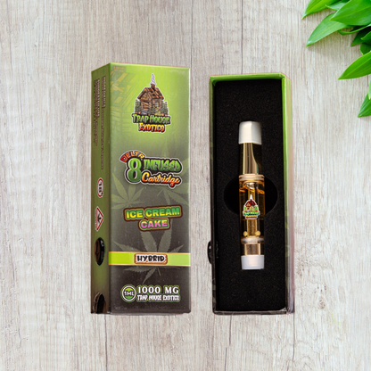 Trap House Exotics HYBRID Delta-8 THC Vape Cartridge 1000mg - 1g