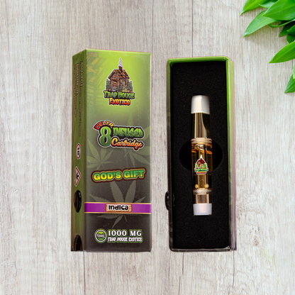 Trap House Exotics IND!CA Delta-8 THC Vape Cartridge 1000mg - 1g