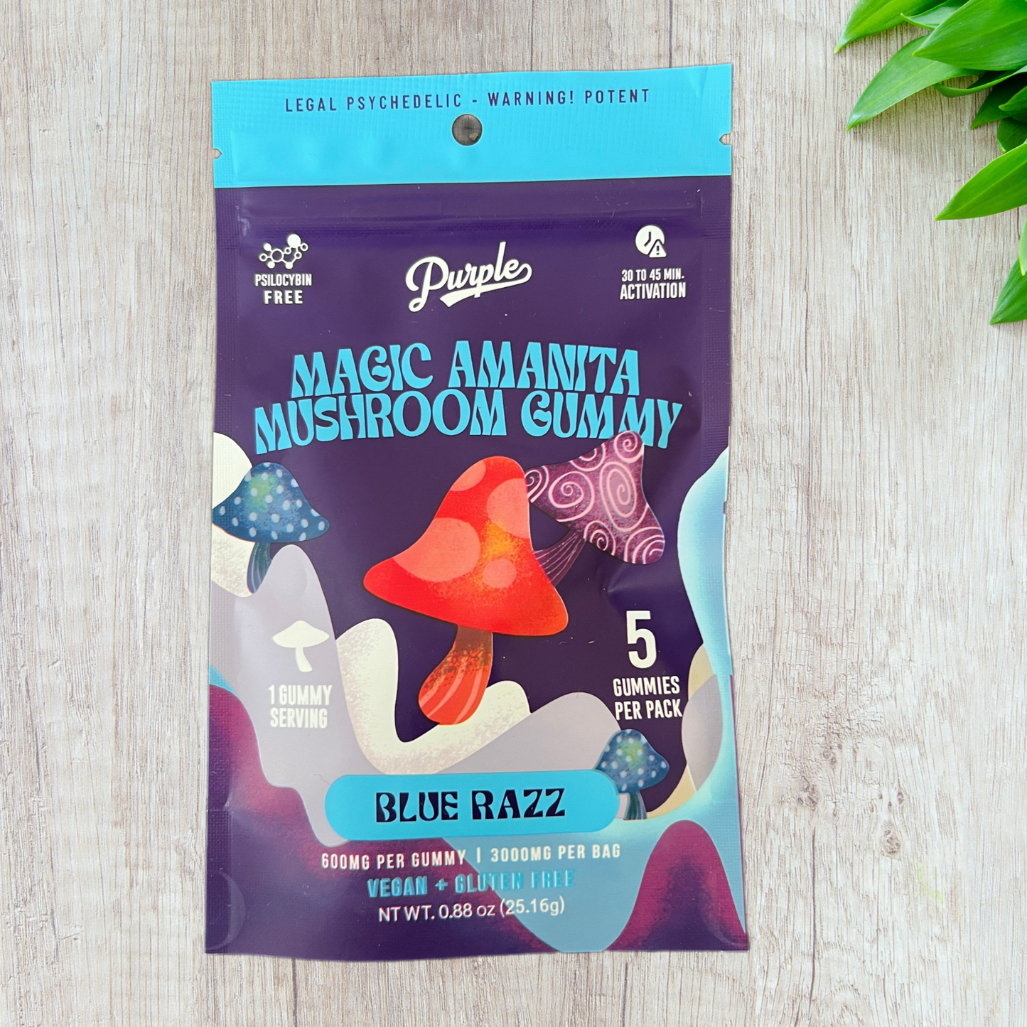 Purple Magic Amanita Mushroom Gummies