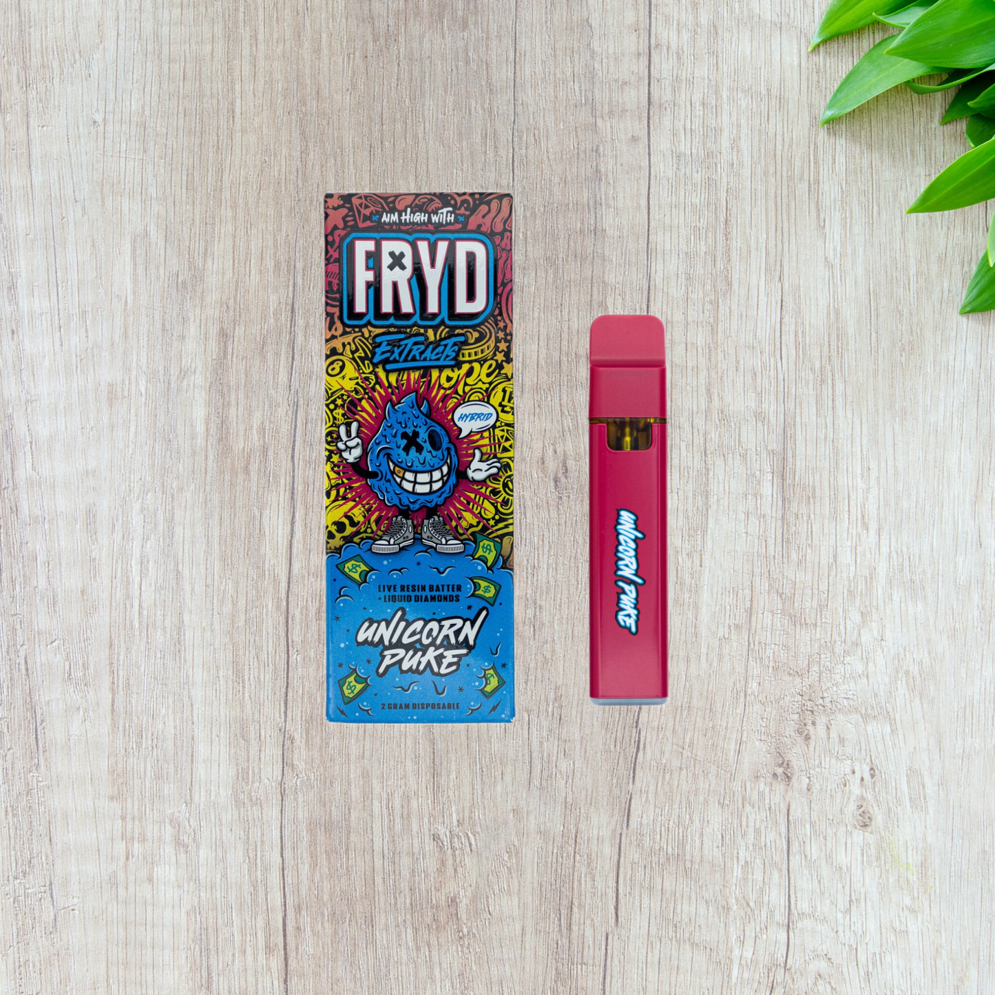 FRYD Extracts Live Resin Batter Liquid Diamonds Disposable Vape Cartridge (2000mg 2G)