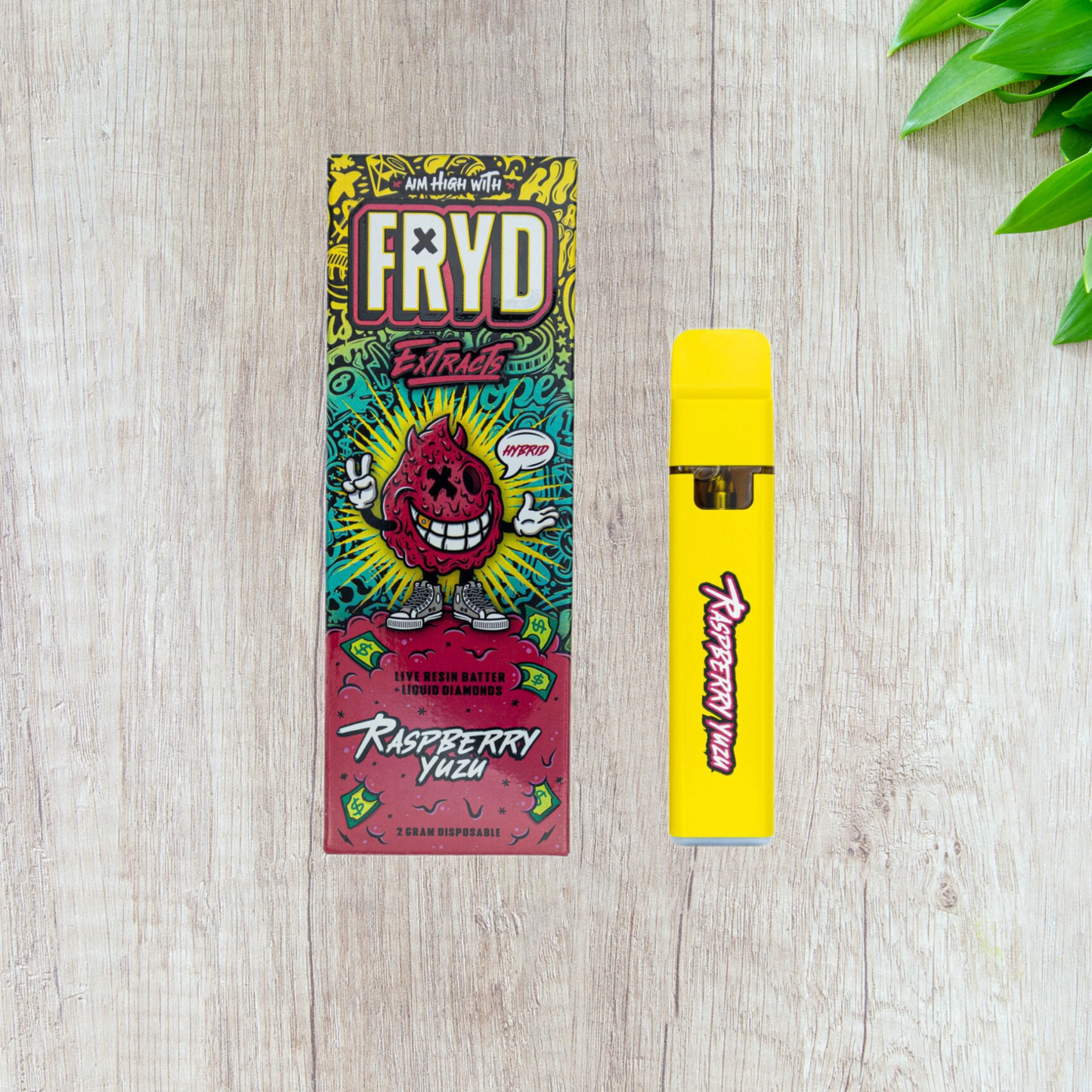 FRYD Extracts Live Resin Batter Liquid Diamonds Disposable Vape Cartridge (2000mg 2G)