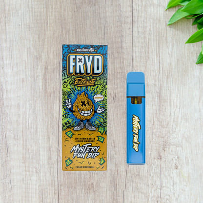 FRYD Extracts Live Resin Batter Liquid Diamonds Disposable Vape Cartridge (2000mg 2G)