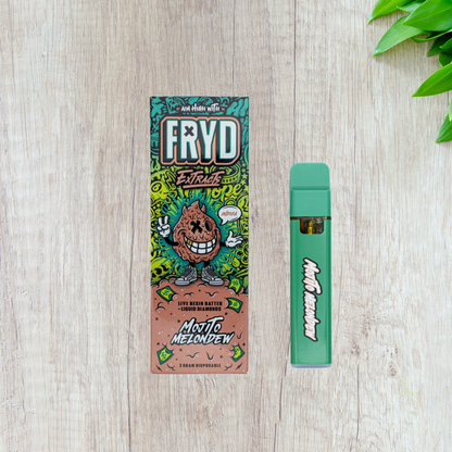 FRYD Extracts Live Resin Batter Liquid Diamonds Disposable Vape Cartridge (2000mg 2G)