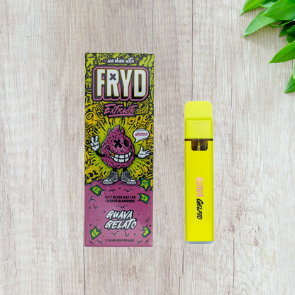 FRYD Extracts Live Resin Batter Liquid Diamonds Disposable Vape Cartridge (2000mg 2G)