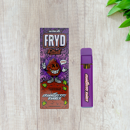 FRYD Extracts Live Resin Batter Liquid Diamonds Disposable Vape Cartridge (2000mg 2G)