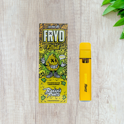 FRYD Extracts Live Resin Batter Liquid Diamonds Disposable Vape Cartridge (2000mg 2G)