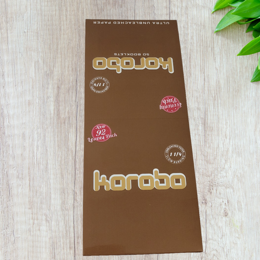 Korobo Brown 1 1/4 Size Rolling Papers