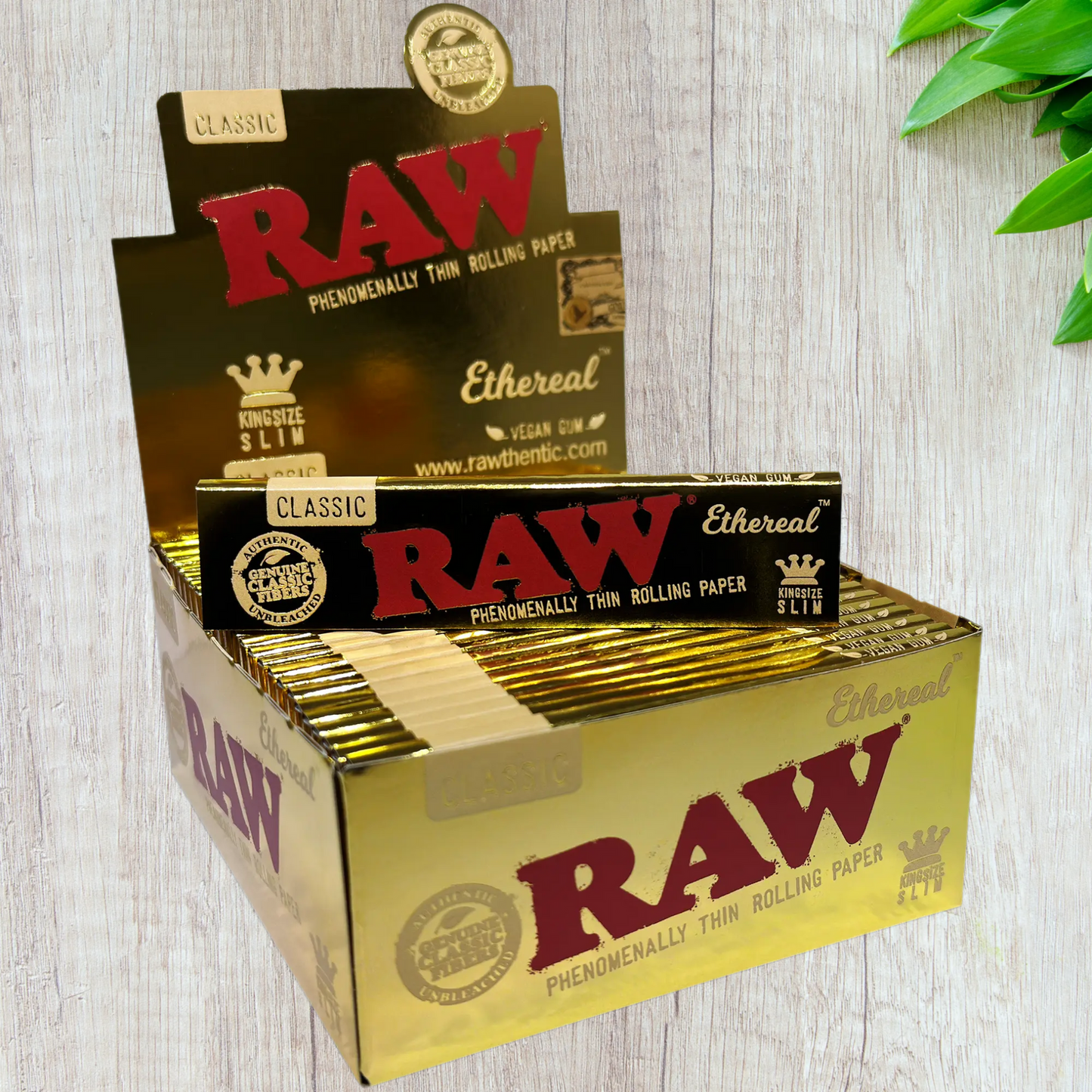 RAW Ethereal Papers King Size Slim Rolling Papers