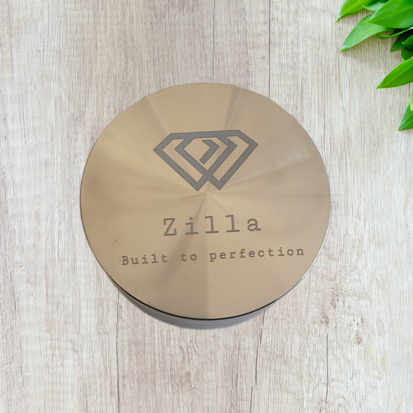 Zilla Alloy 100mm ( Extra Large Size) Herb Metallic Grinder - 4 Layer